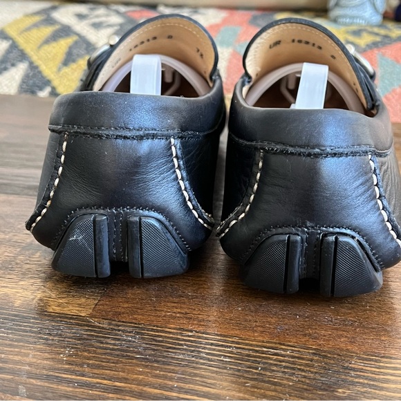 Salvatore Ferragamo ‘Parigi 5’ $795 Horsebit Drives Loafers Black Leather 7.5 - Picture 11 of 17